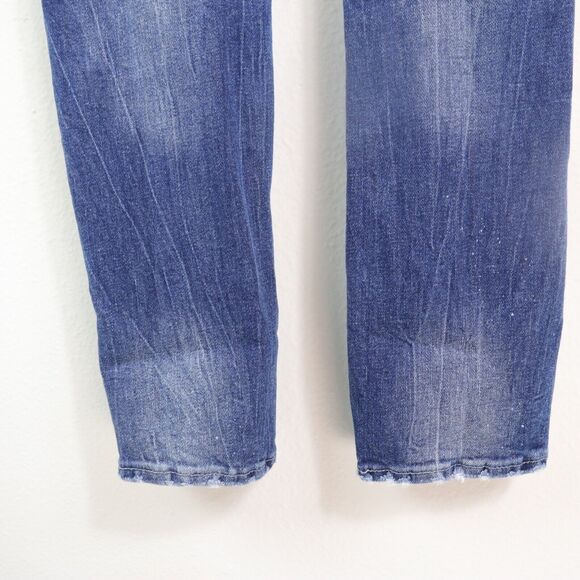Jordan Craig Mens 32 X 34 Ross Skinny Jeans Distressed Blue - Picture 9 of 11